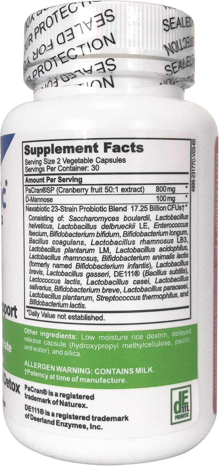 Nexabiotic Probiotic for Women to Support Pregnancy & Postnatal Health with Prenatal and Postnatal Vitamins