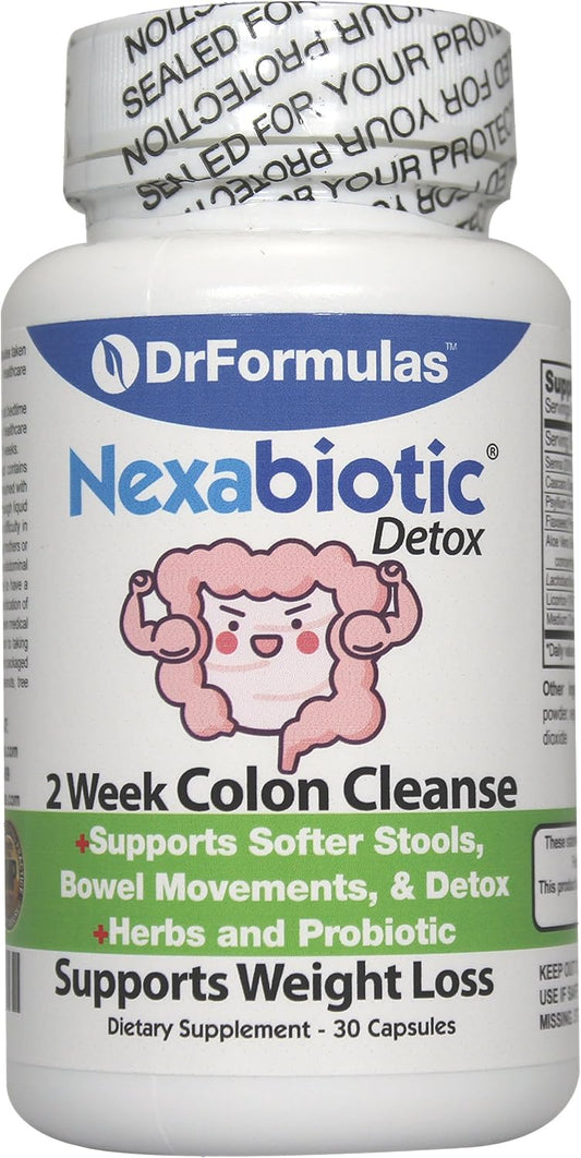 Nexabiotic Probiotics for Women & Men Slimming Formula | Colon Cleanse Detox Pills for Fast Results