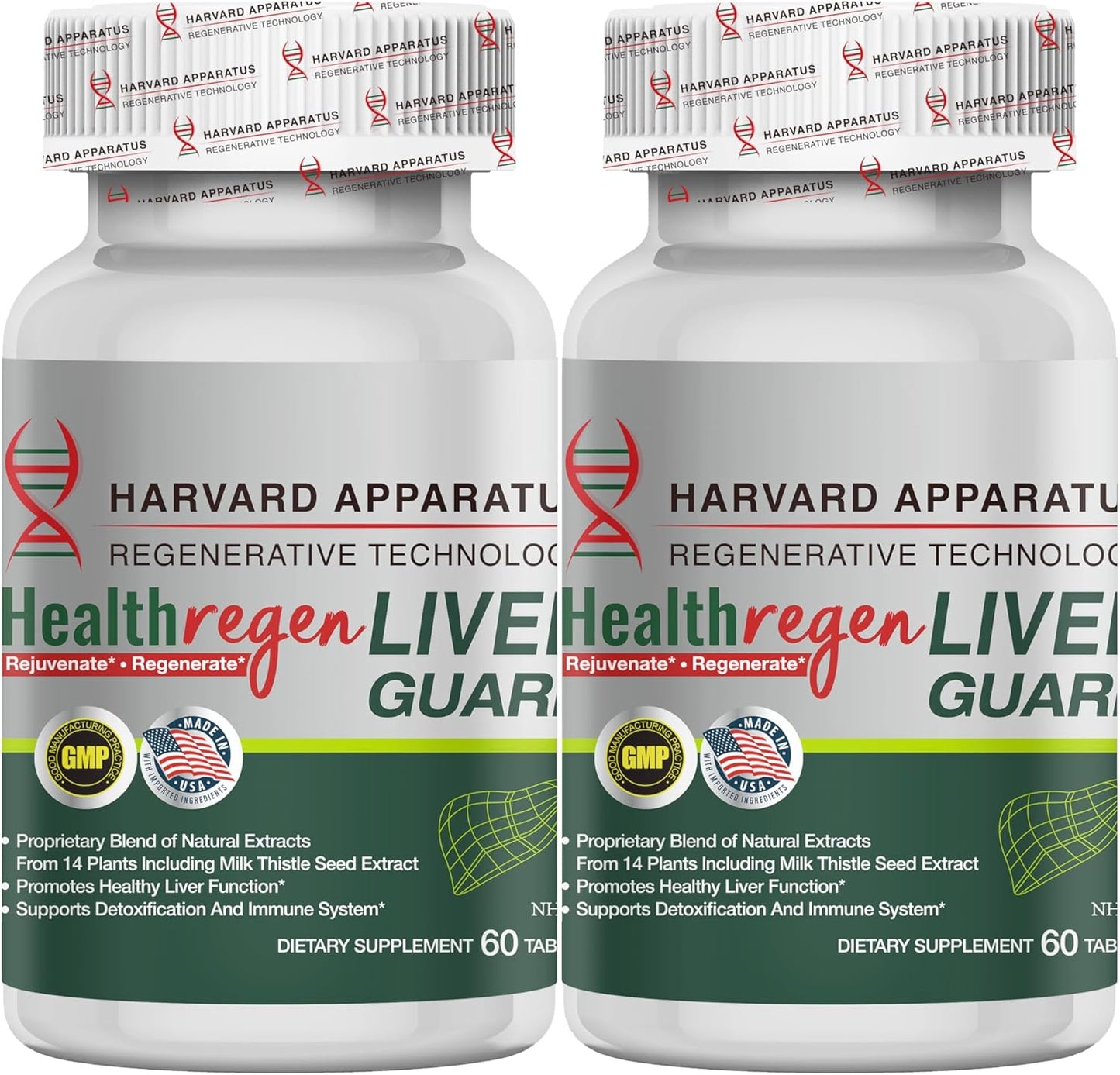 NHDH Regenerative Liver Guard Tablets - Liver Cleanse Detox & Repair Supplement with 14+ Herbs, Silymarin Milk Thistle, Artichoke, Dandelion & More