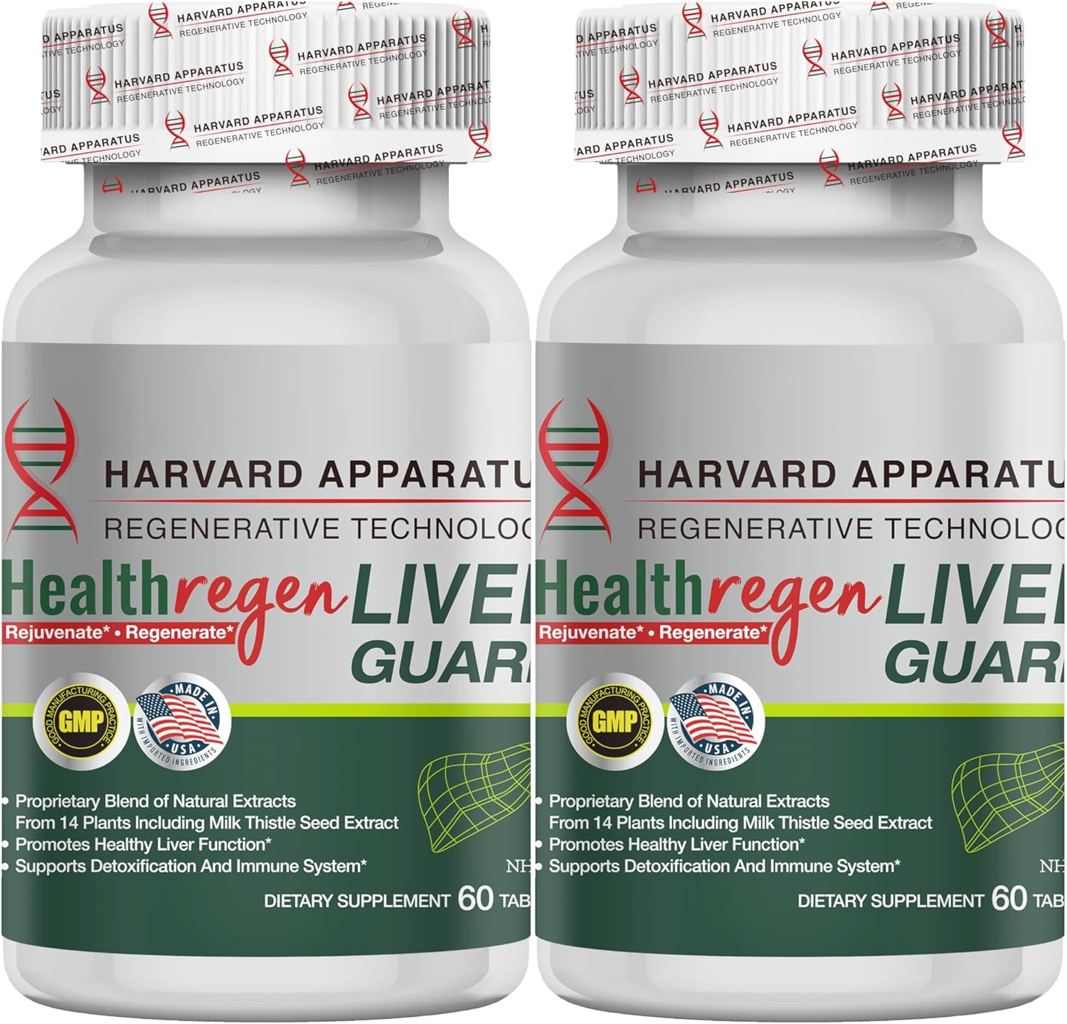 NHDH Regenerative Liver Guard Tablets - Liver Cleanse Detox & Repair Supplement with 14+ Herbs, Silymarin Milk Thistle, Artichoke, Dandelion & More