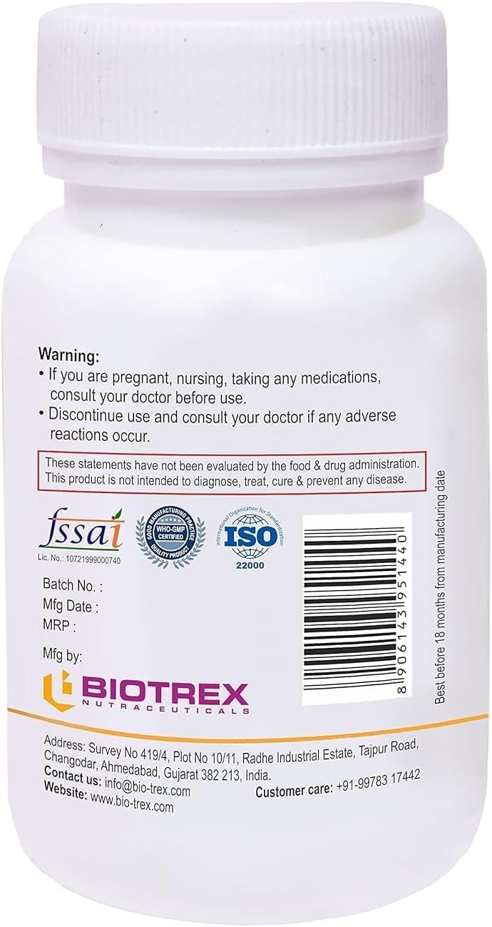 Niacin 14mg Vitamin B3 with Inositol 50mg Supplement - 60 Veg Capsules for Overall Health and Wellness