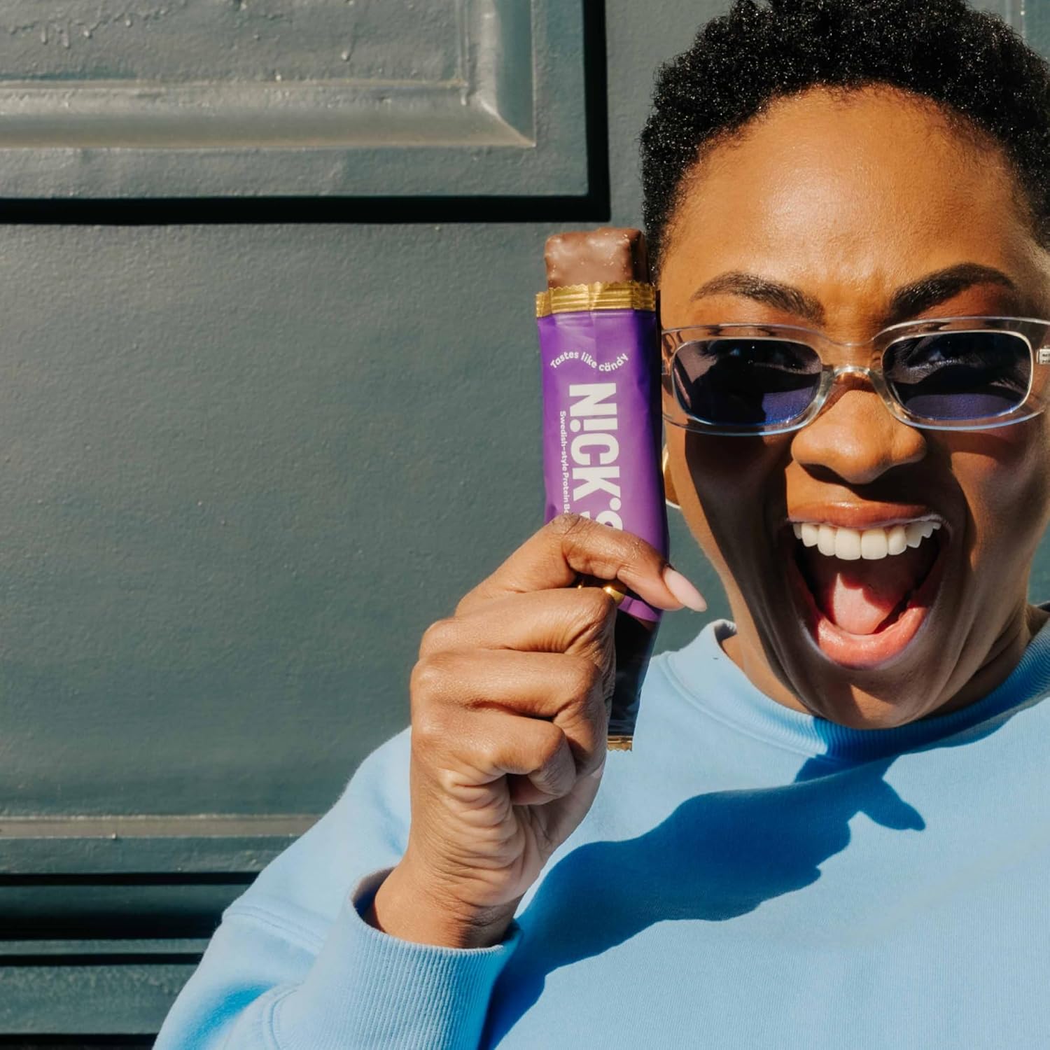 NICKS Triple Chocolate Protein Bars 12g Protein 170 Calories Low Carb Keto Snacks No Sugar Added 12-Pack 50g Bars