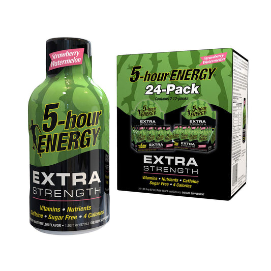 Nill Extra Strength Strawberry Watermelon 5-Hour Energy Shot 24 Pack (1.93 oz) - BoostGo Australia