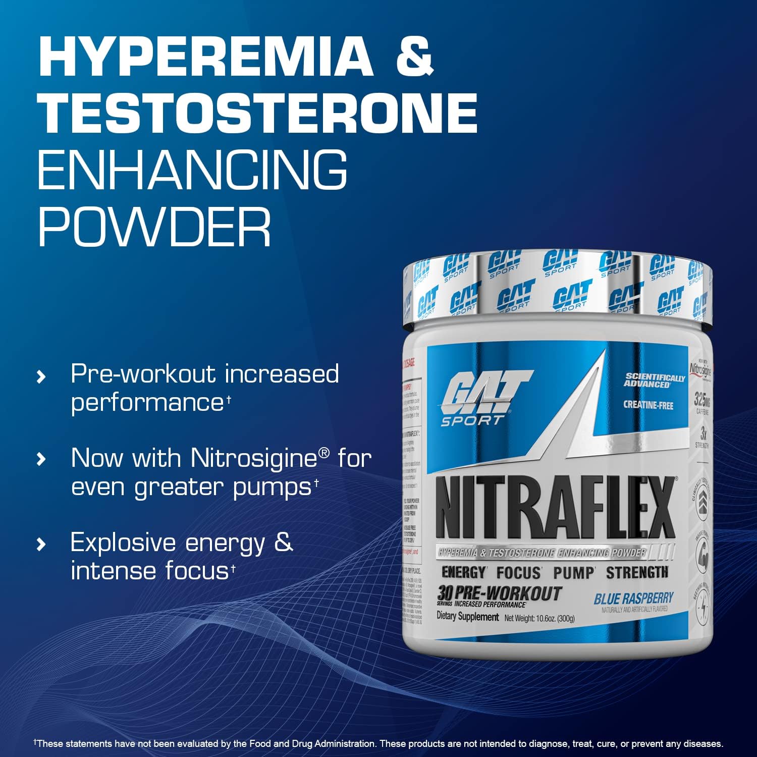 Nitraflex Advanced Pre-Workout Powder - Enhances Blood Flow, Strength, and Energy - Black Cherry Flavor - 30 Servings