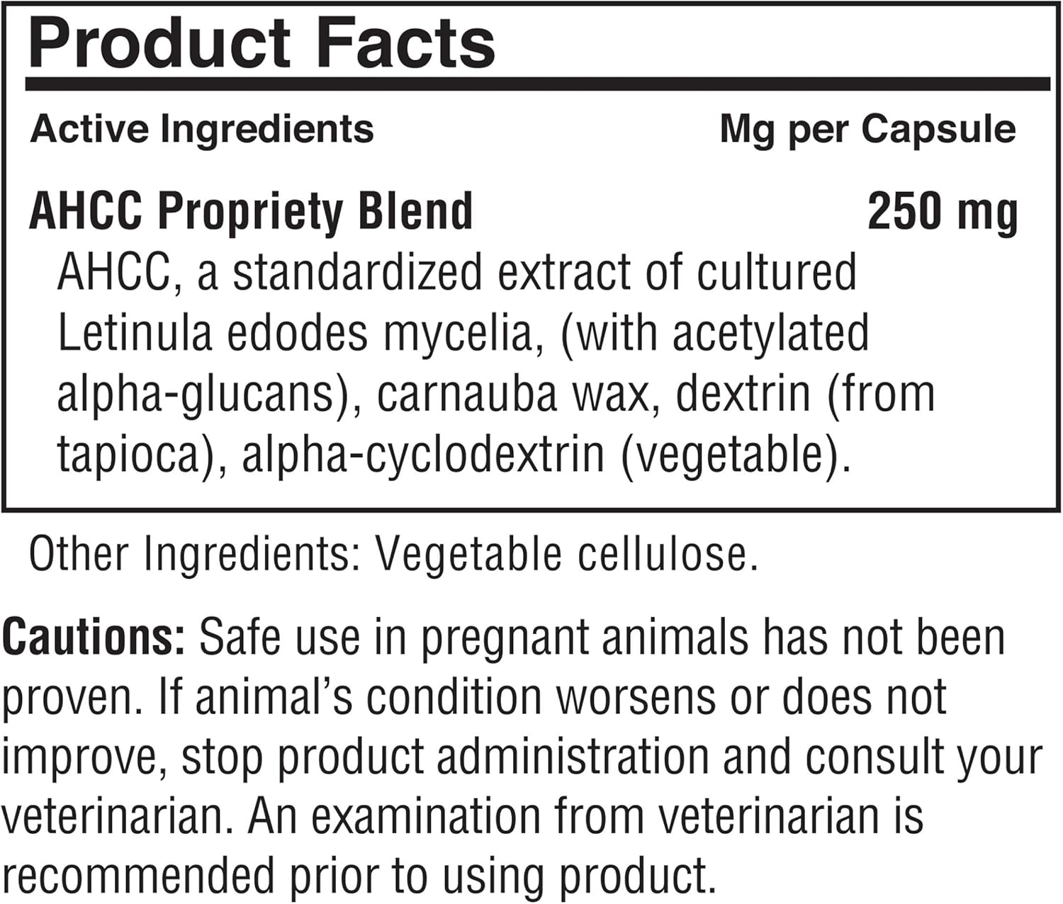 NK-9 AHCC Supplement for Dogs & Cats - Supports Pet's Immune System - 30 Capsules, 250mg - BoostGo Australia