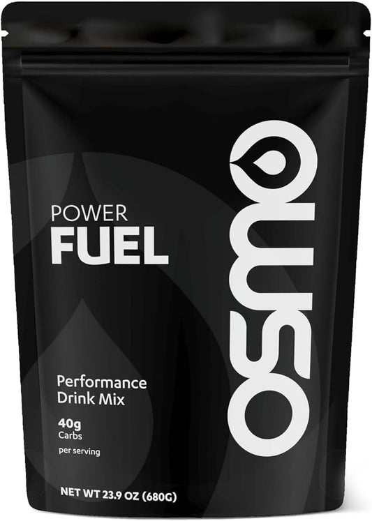 Non-Caffeine Carbohydrate Powder for Rapid Fueling - Osmo Power Fuel with Cluster Dextrin, Sodium, and Fructose - 16 Servings