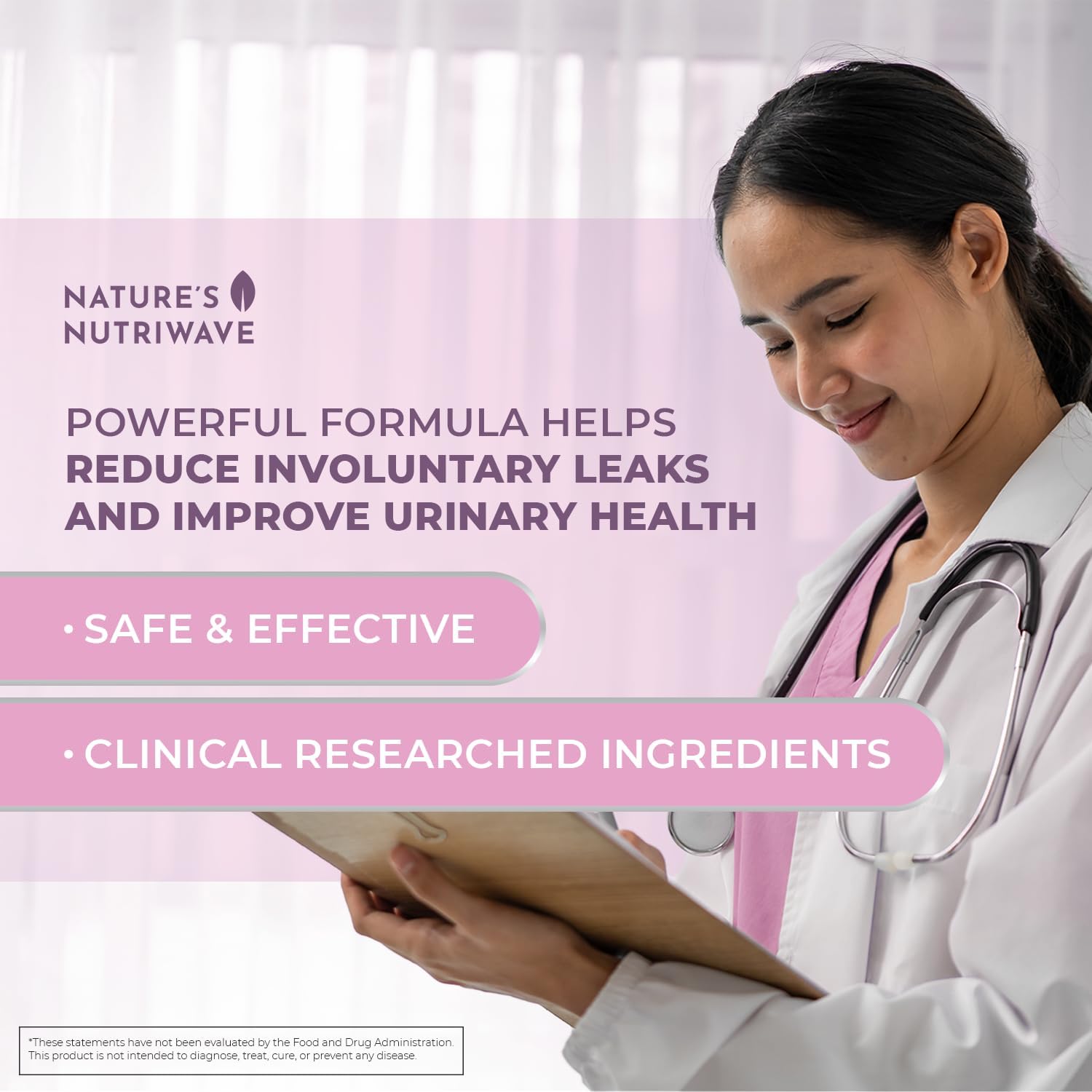 Non-GMO Bladder Control Supplements for Women & Men, Natural Herb & Probiotic Blend, Supports Urinary Health - 30 Capsules, Made in USA