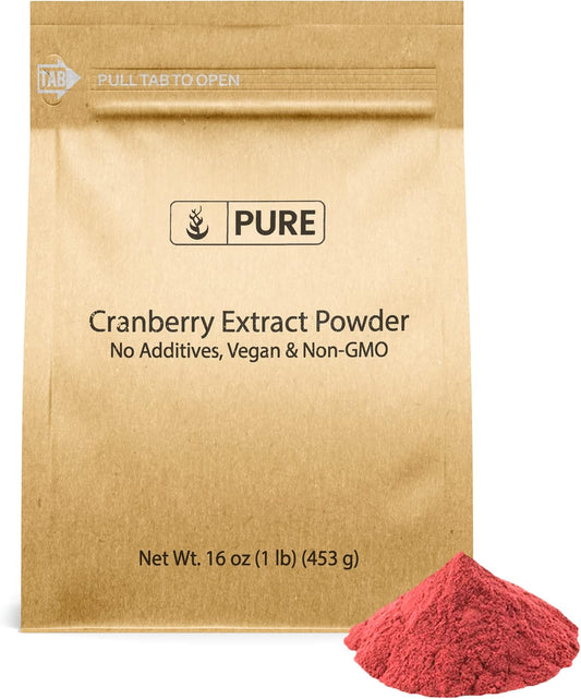 Non-GMO Cranberry Extract Herbal Supplement with Pure Original Ingredients