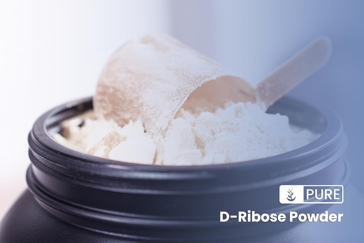 Non-GMO Gluten-Free D-Ribose (1lb) Supplement with Pure Original Ingredients - Unflavored