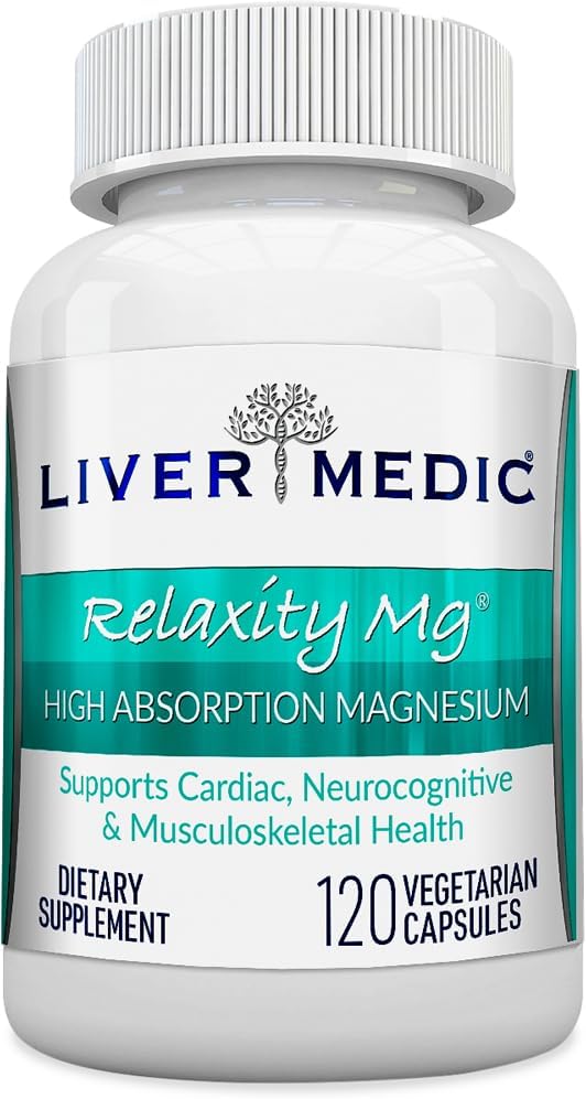 Non-GMO Magnesium Glycinate Supplement for Relaxation, Sleep, and Joint Support - 120 Vegetarian Capsules