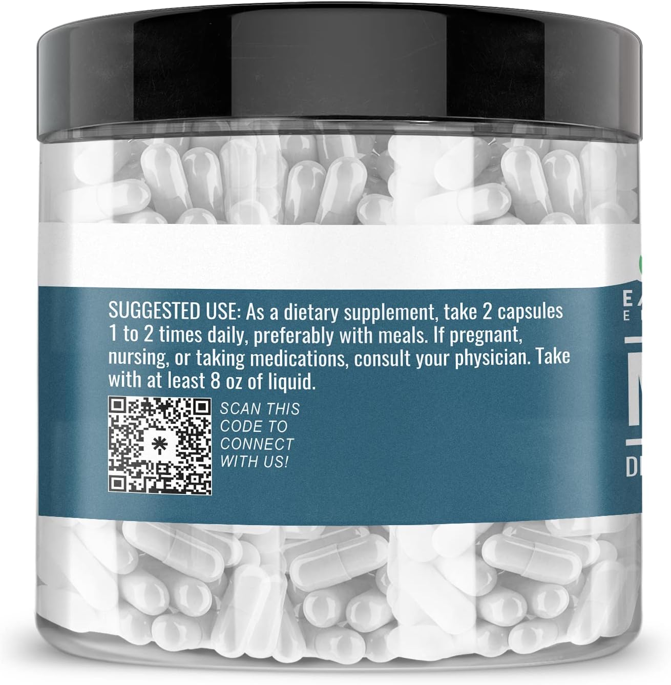 Non-GMO Methylsulfonylmethane (MSM) Capsules - 200 Count by Earthborn Elements