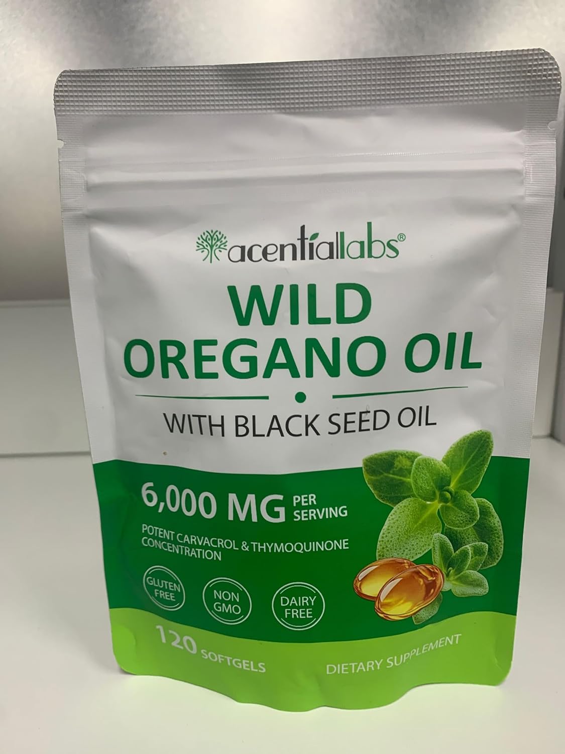 Non-GMO Wild Oregano Oil Capsules - 240 Softgels (2 Bags), Gluten-Free - BoostGo Australia