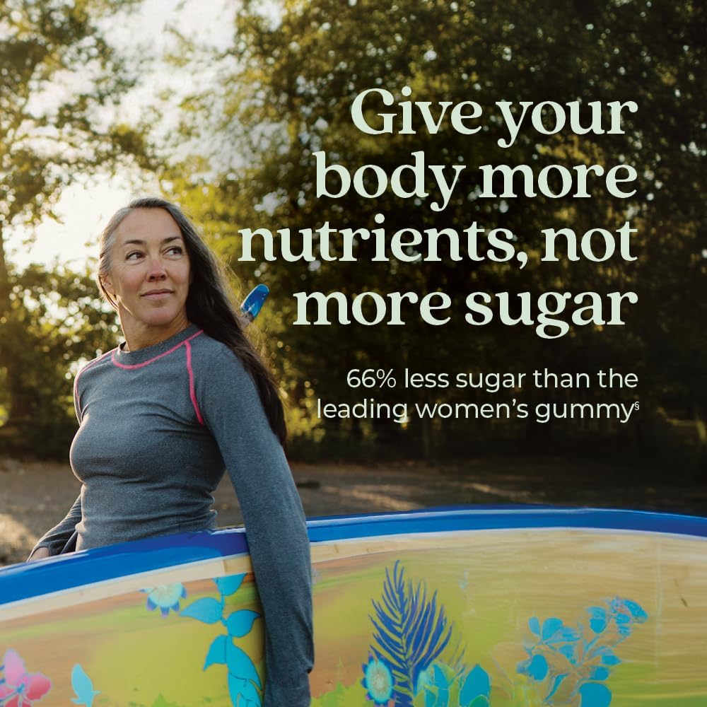 Non-GMO Women's 50+ Multivitamin Gummies with Vitamin C, B Vitamins, and Zinc - Berry Citrus Flavored - 90 Count