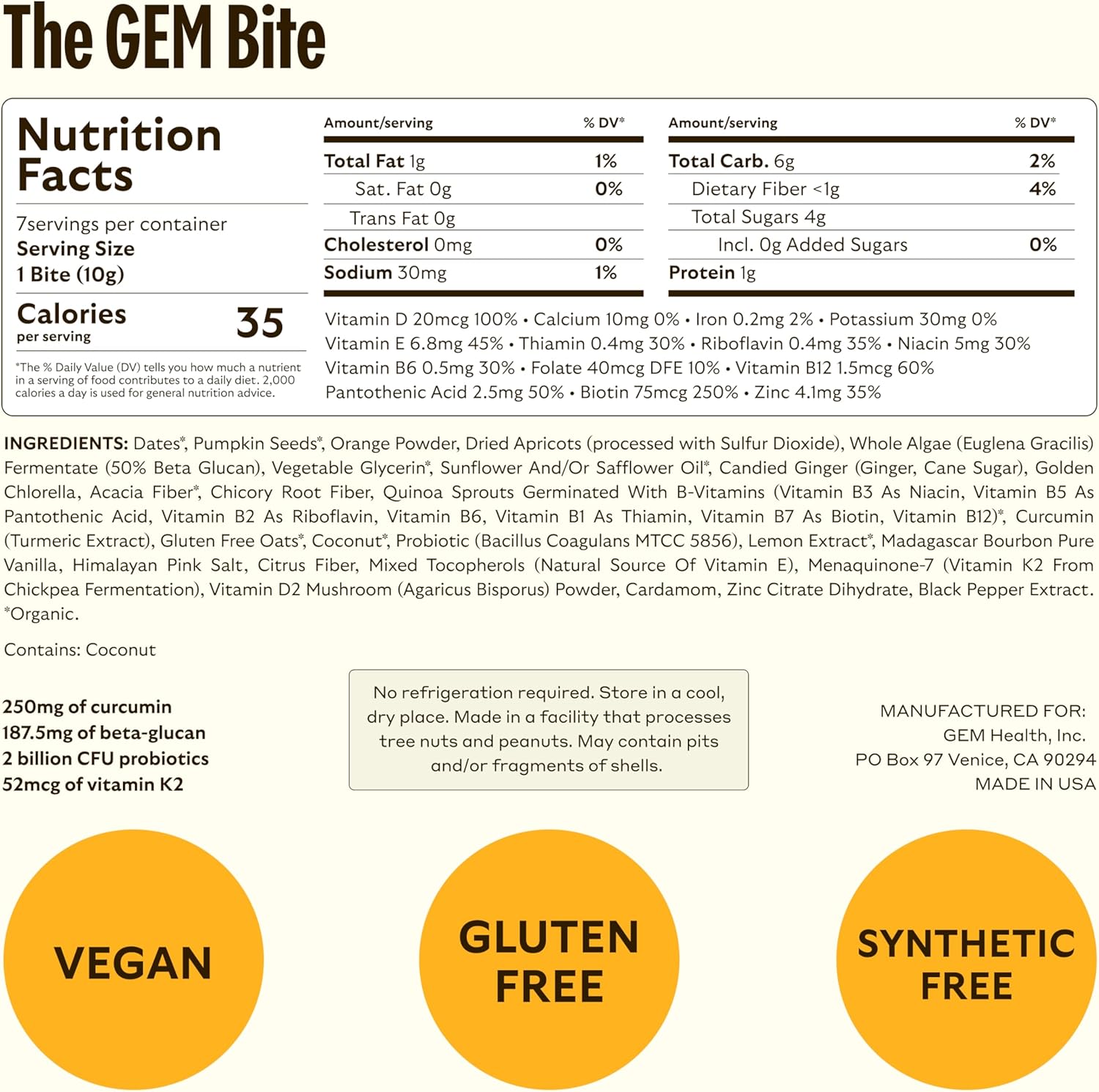 Non-Habit Forming Energy Aid Bites for Metabolism, Energy, & Endurance - GEM Bite + Chill-Out Calm Bite
