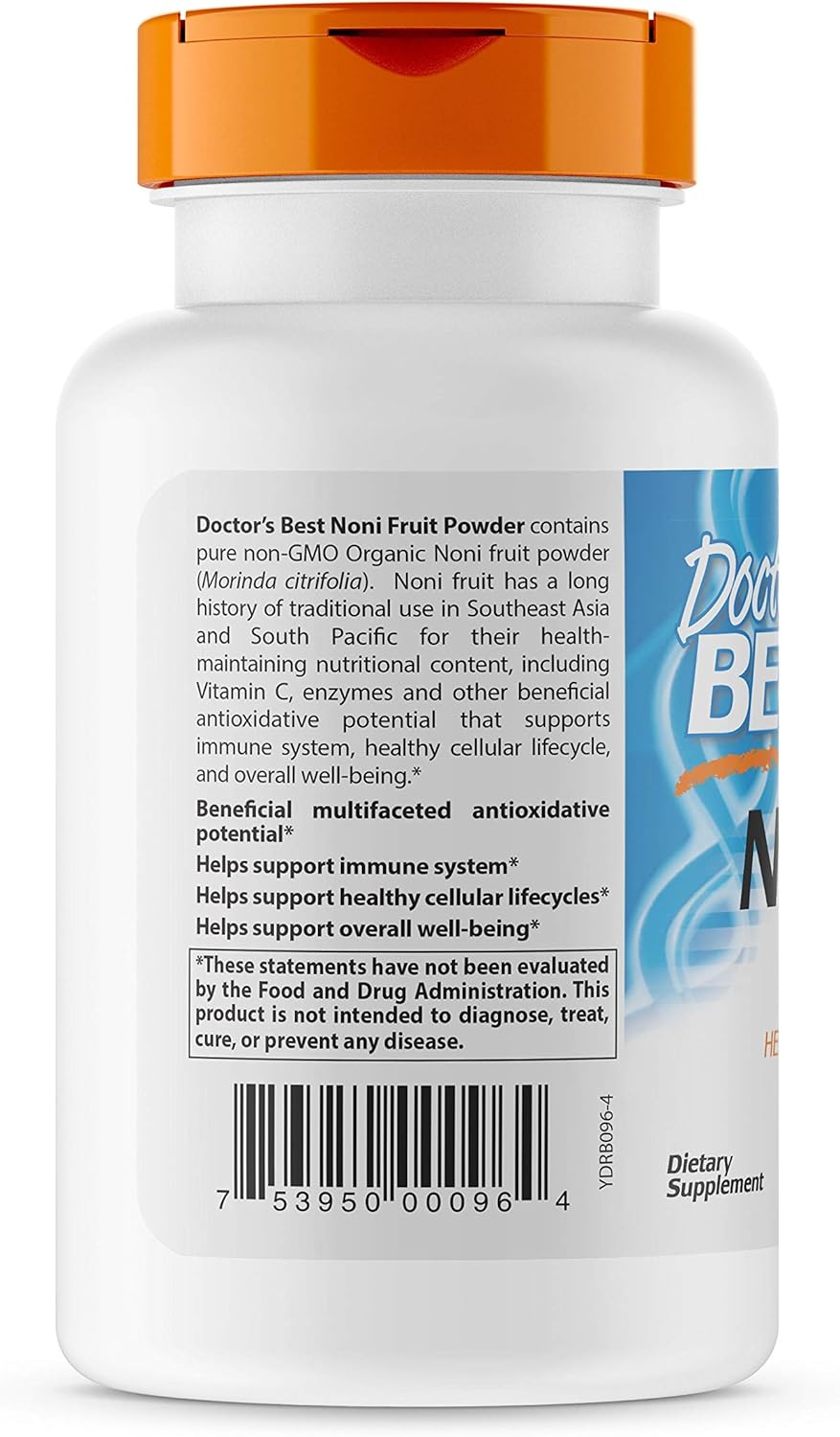 Noni Concentrate Supplement, 650 mg, 120 Vegetarian Capsules by Doctor's Best