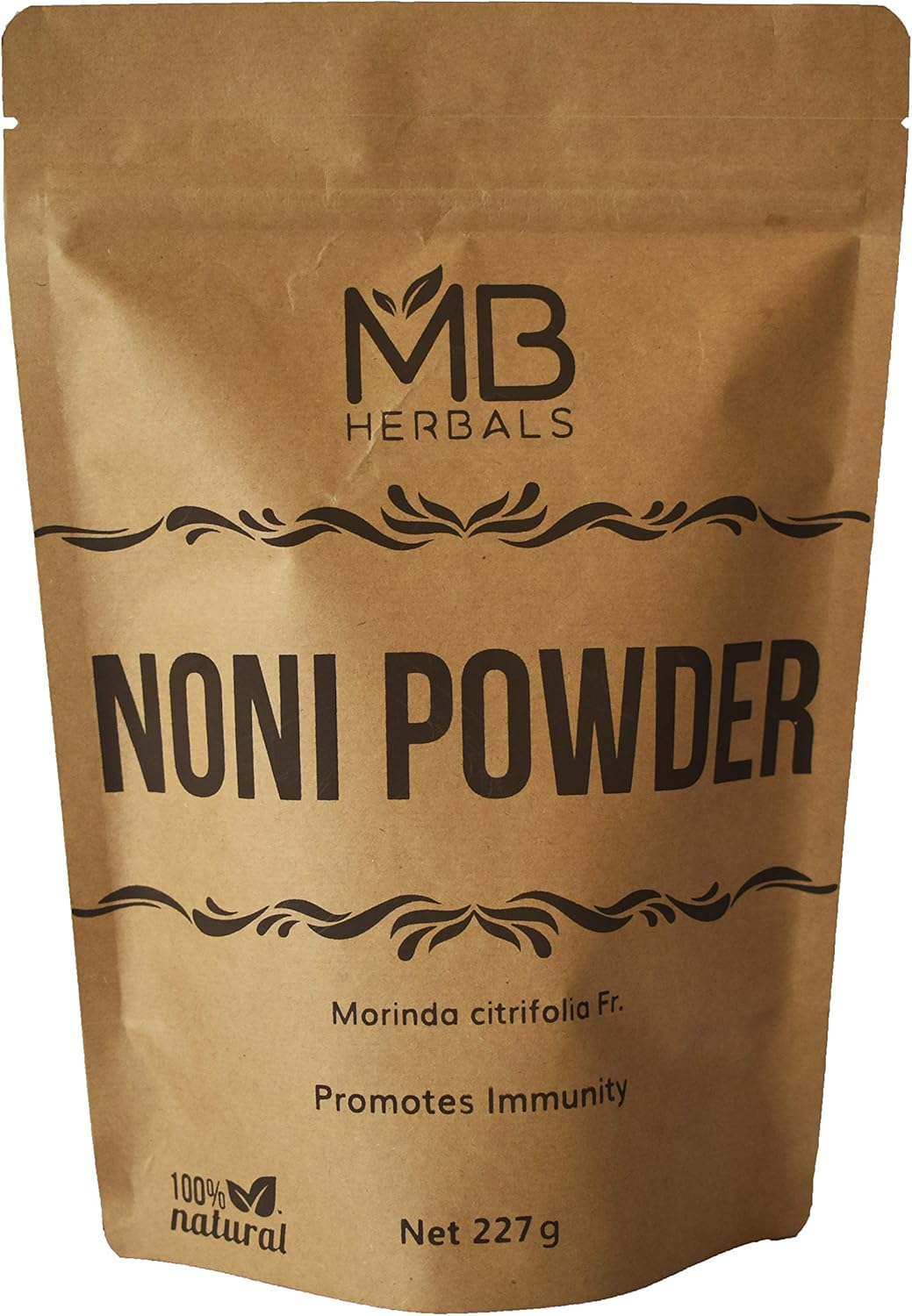 Noni Powder 8 oz (227g) - Gluten Free, Preservative-Free Superfood for Smoothies and Juices - 45 Servings
