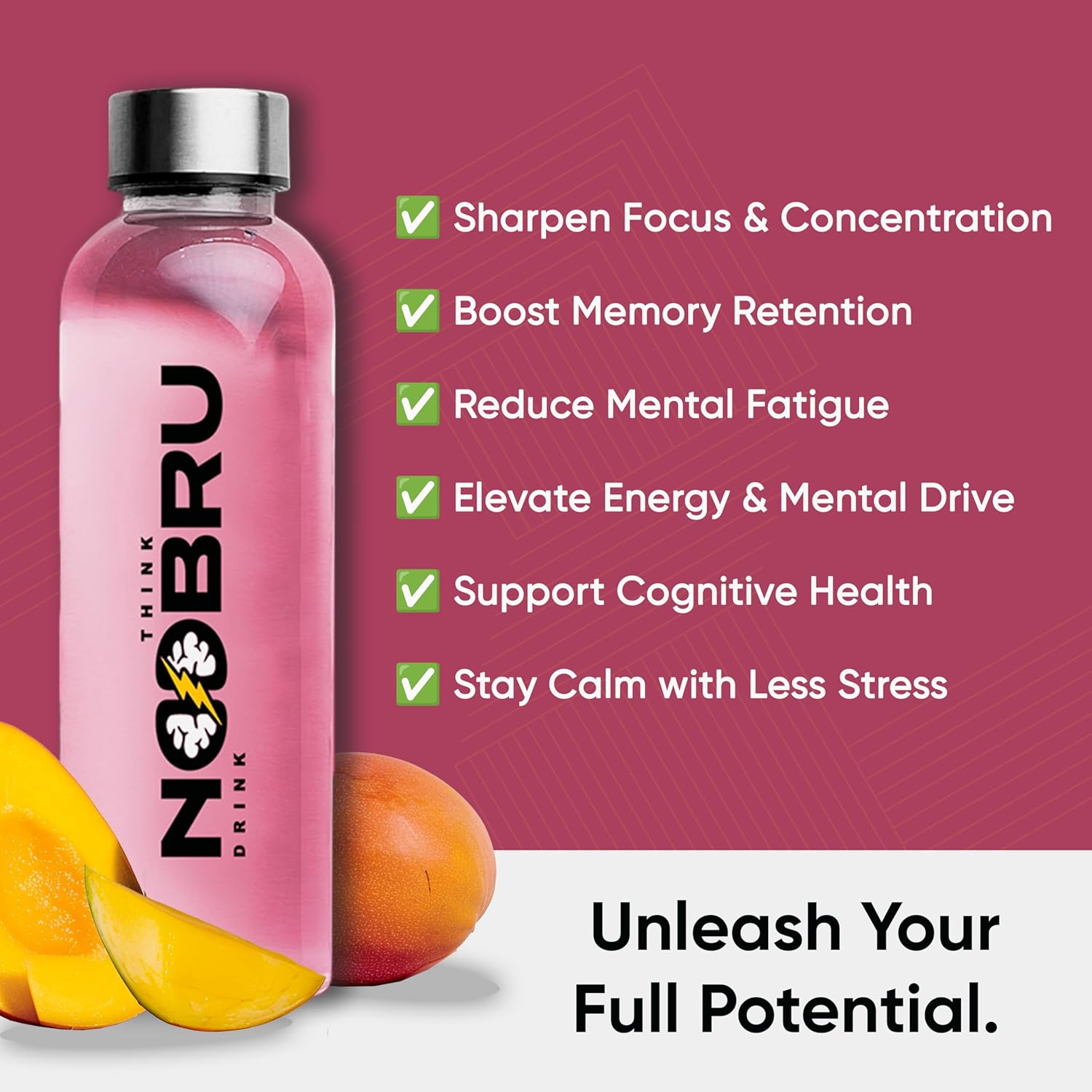 Noobru Better Than Ashwagandha - Reclaim Youthful Energy and Calm with Game-Changing Benefits - 20 Sachets
