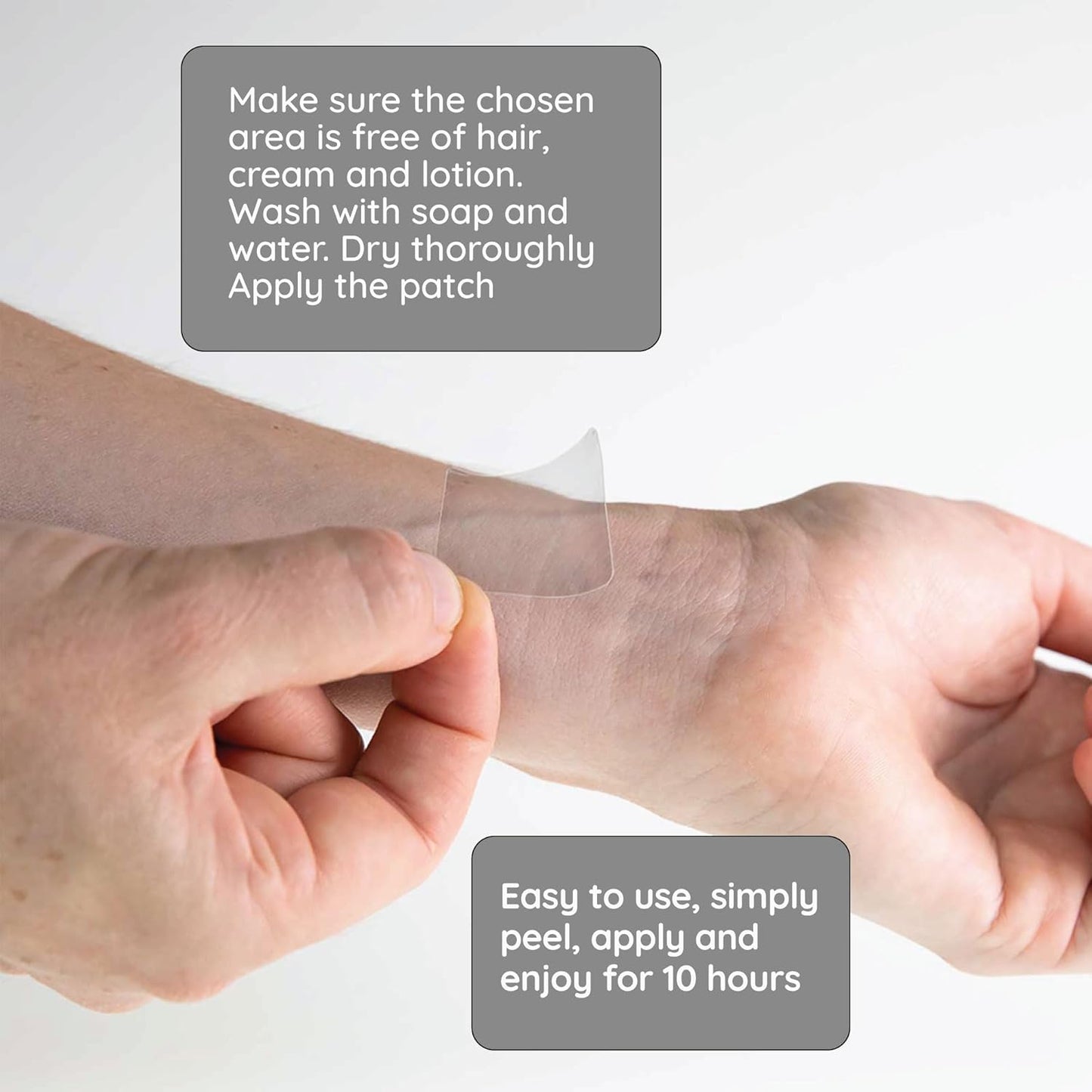 Nootropic Brain Patch with DHA, Bacopa, Phosphatidylserine, Caffeine, Resveratrol, Ginkgo, Creatine, Acetyl-L-Carnitine, Rhodiola - 6 Patches