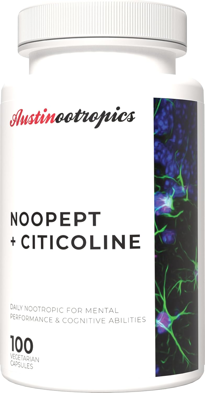 Nootropic Stack for Ultimate Focus, Energy, and Memory Boost - Austinootropics Noopept Formula