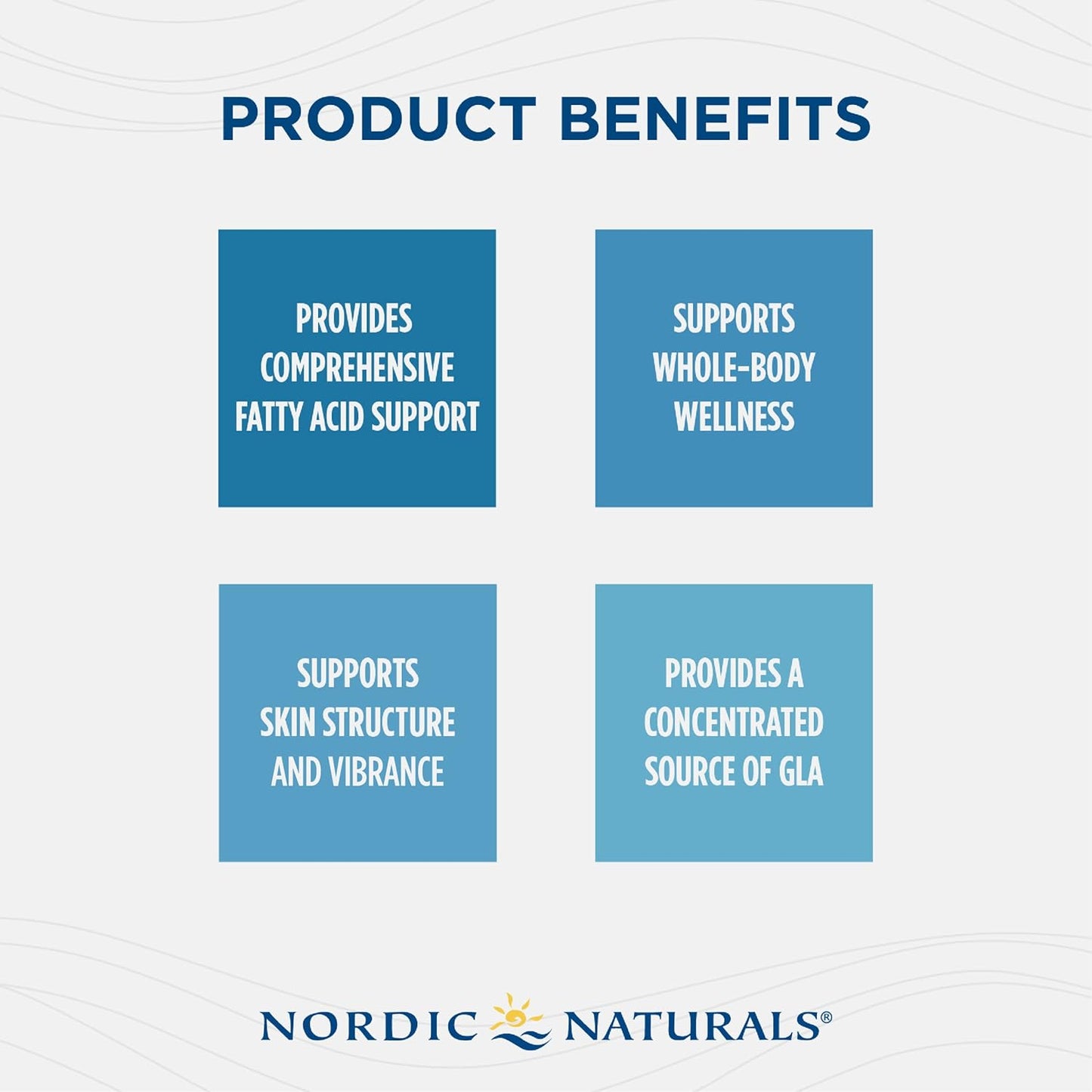 Nordic Naturals Omega-3 + Borage Oil Soft Gels - Skin Health Supplement with Natural Lemon Flavor - Non-GMO - 60 Count