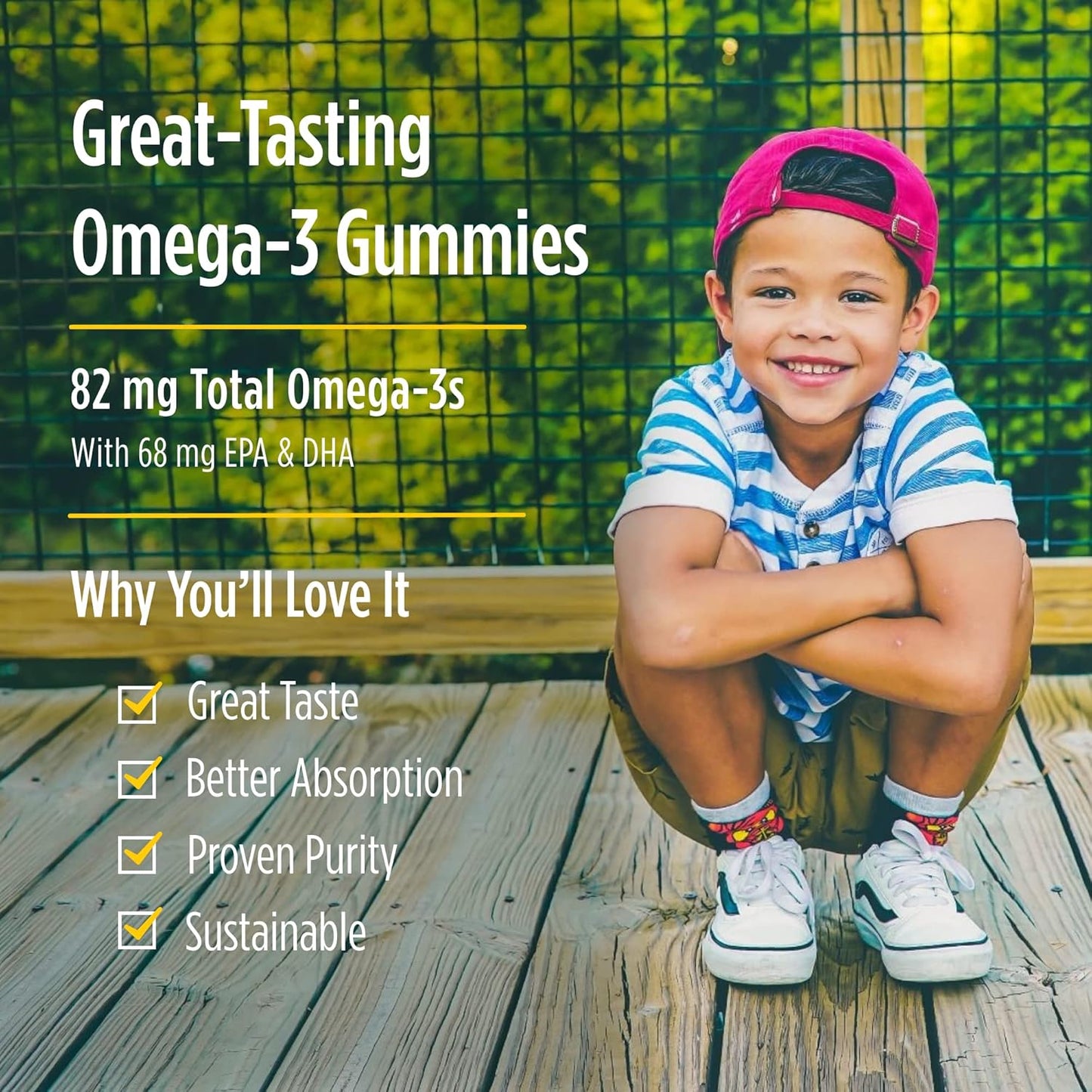 Nordic Naturals Tangerine Omega-3 Gummies - 120 Gummies, 82mg Omega-3s, Non-GMO, 60 Servings - BoostGo Australia