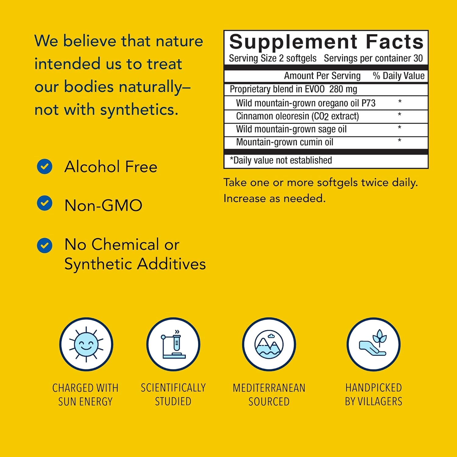 NORTH AMERICAN HERB & SPICE OregaResp P73-60 Softgels for Immune & Respiratory Health, Oreganol P73 Oregano Oil - Non-GMO - 30 Servings