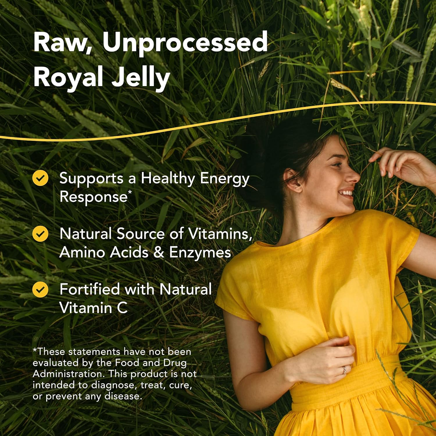 NORTH AMERICAN HERB & SPICE Royal Power Capsules - Royal Jelly Concentrate with Rosemary & Sage - Natural Energy Boost - Non-GMO - 60 Servings