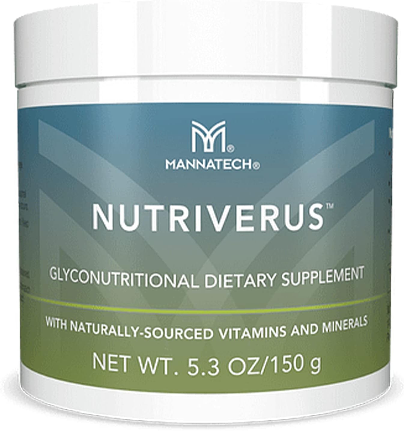 Nourishing Mannatech NutriVerus Glyconutritional Supplement with Vitamins A, C, B Complex, D - Antioxidants & Immune Support - 5.3oz/150g