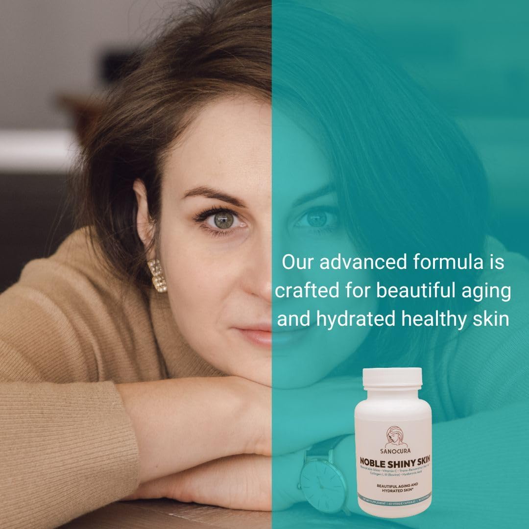 Nourishing Skin Supplement with Hyaluronic Acid and Veri-te - 400 mg Hyaluronic Acid, 200 mg Veri-te