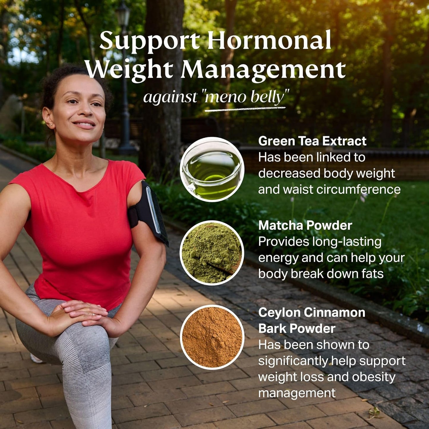 NOVAMD Menopause Supplement for Weight Management, Hot Flashes, Night Sweats, and Low Energy - Clinically Proven Complete Multi-Symptom Relief