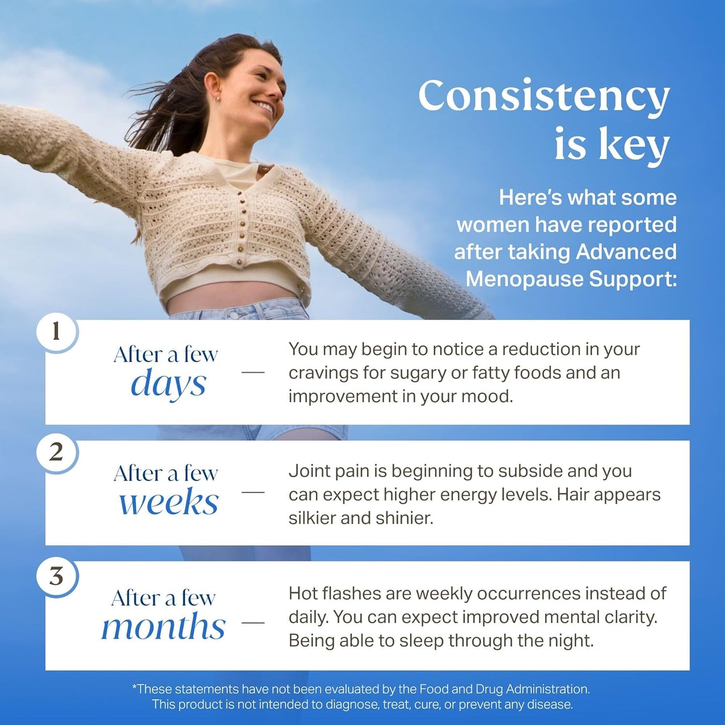 NOVAMD Menopause Supplement for Weight Management, Hot Flashes, Night Sweats, and Low Energy - Clinically Proven Complete Multi-Symptom Relief