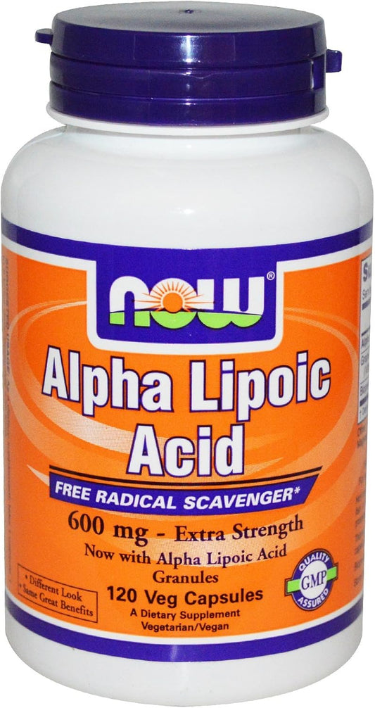 Now Foods Alpha Lipoic Acid 600 mg - 240 Capsules (2-Pack)