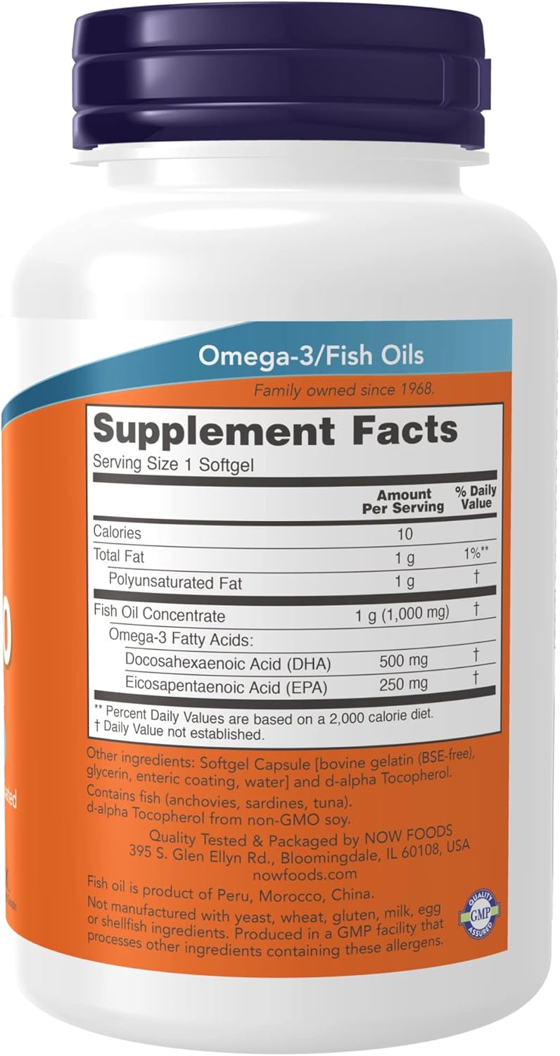 Now Foods DHA-500 Softgels - Pack of 2, 90 Count