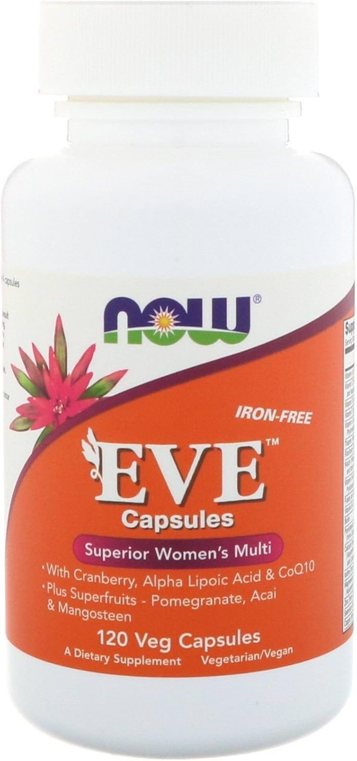 NOW Foods EVE Women's Multivitamin - 120 Vegetarian Capsules for Superior Nutrition