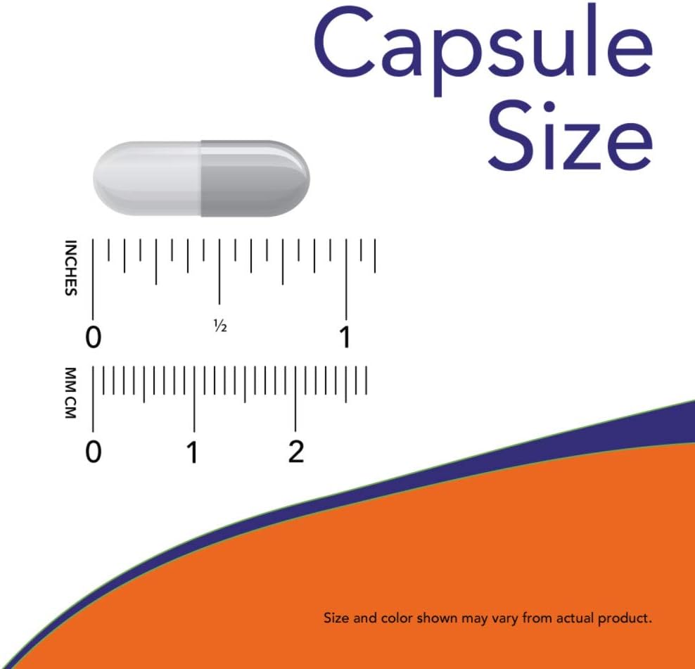 NOW Foods Inositol Capsules - 100 Count, 500mg - Supports Mood and Overall Well-Being