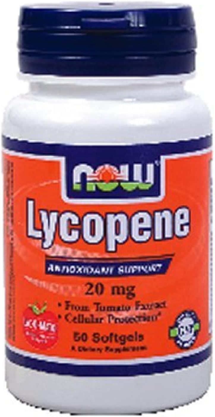 Now Foods Lycopene Softgels 20mg - Pack of 50