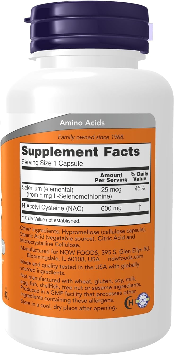 Now Foods NAC 600 mg - 200 Vcaps Twin Pack