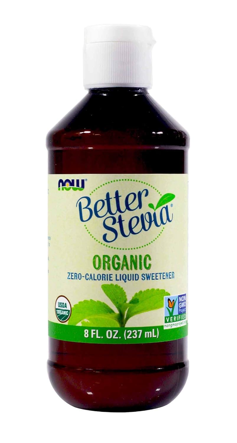 Now Foods Organic Better Stevia 16 Ounce Total - 2 Pack