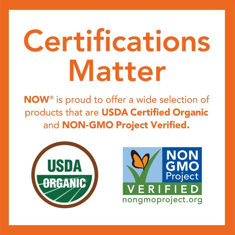 NOW Foods Organic Inulin Powder - 8 Oz Jar