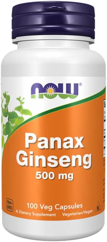 NOW Foods Panax Ginseng Capsules - 500 mg, 250 Count