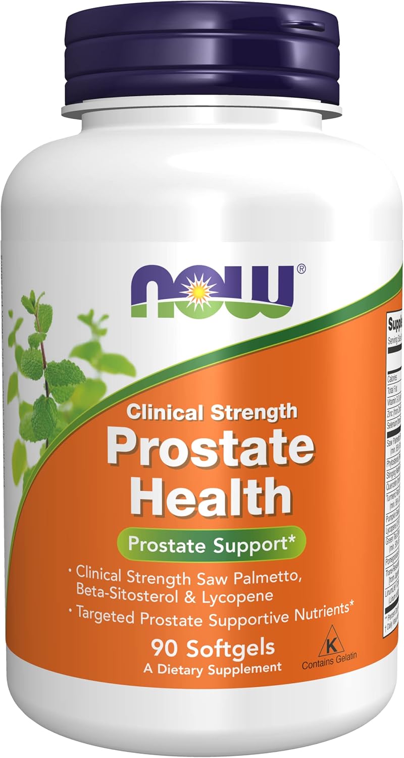 Now Foods Prostate Health Softgels - Clinical Strength Formula, 90 Count