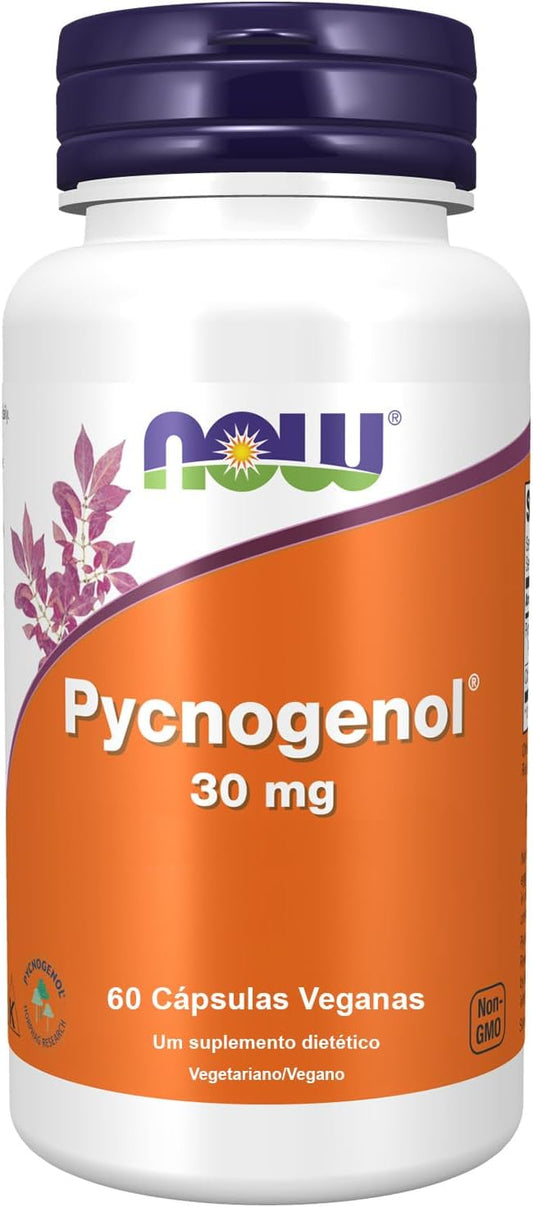 NOW Foods Pycnogenol 30 mg Capsules - Twin Pack for Antioxidant Support and Healthy Aging