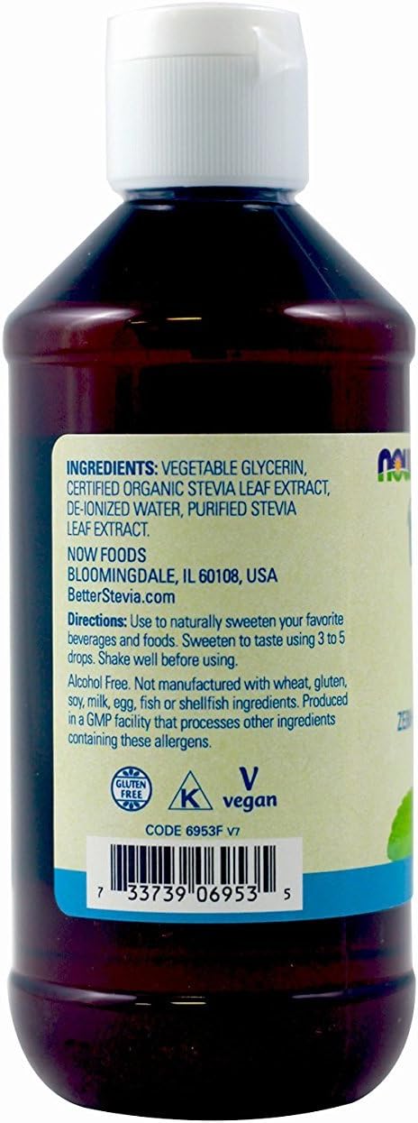 Now Foods Stevia Glycerite Liquid Extract - 16 Fl Oz (2 Pack)