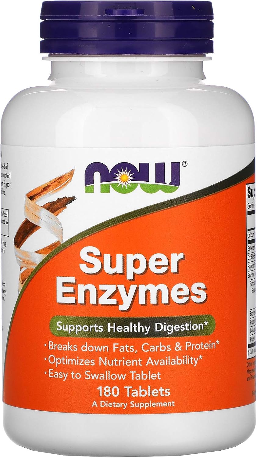 Now Foods Super Enzymes - 360 Tablets, Digestive Health Support Supplement