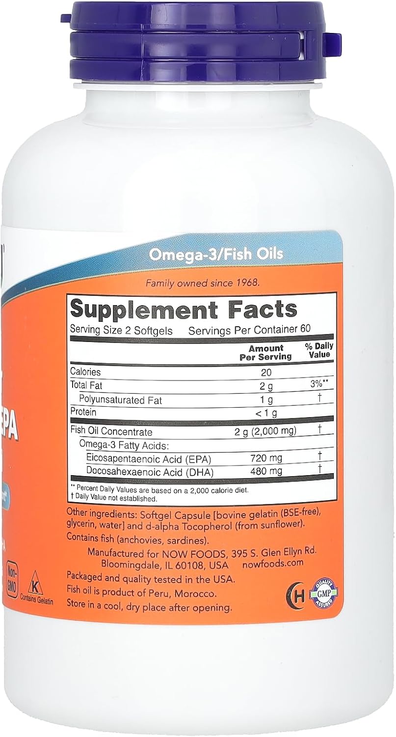 Now Foods Super Omega EPA - 120 Softgels for Heart Health and Joint Support