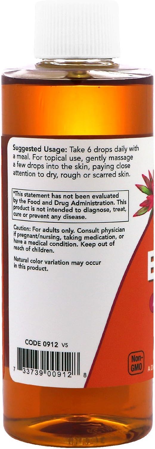NOW Foods Vitamin E Liquid Supplement - 90 IU, 4-Ounce Bottle