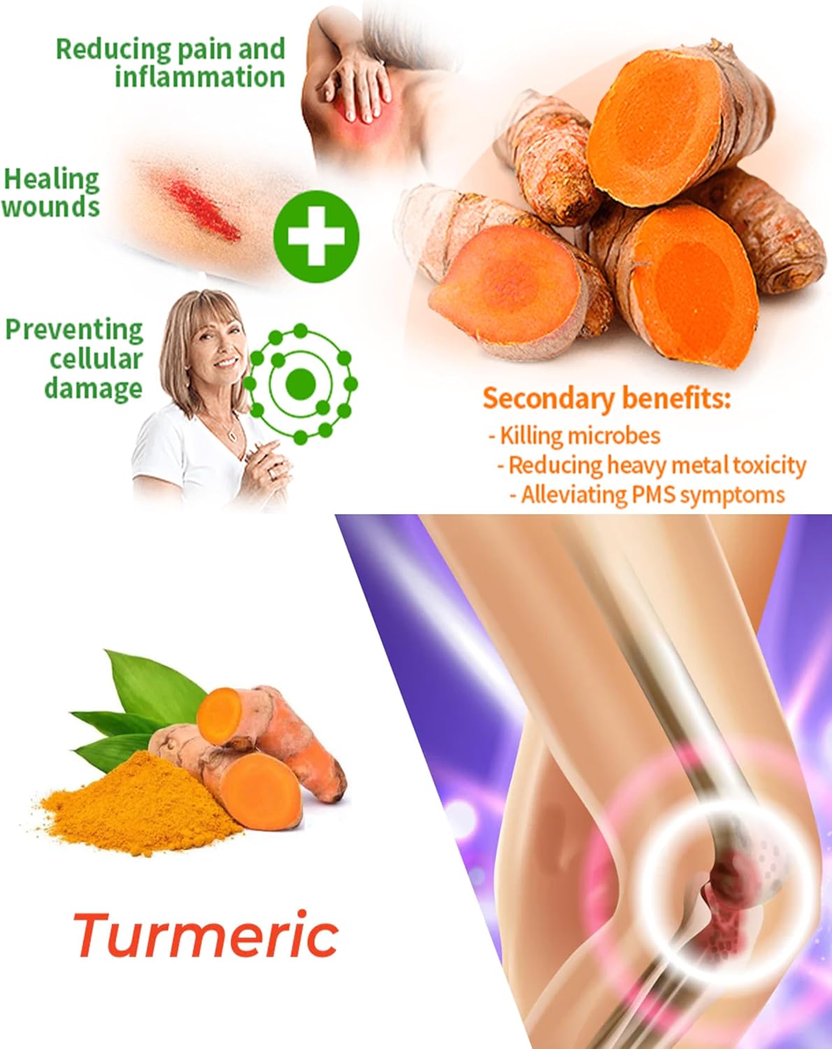 NRF2 Activator Oxidative Stress Relief Formula - Reduce by 40% in 30 Days - Herbal Blend - 60 Vegan Capsules