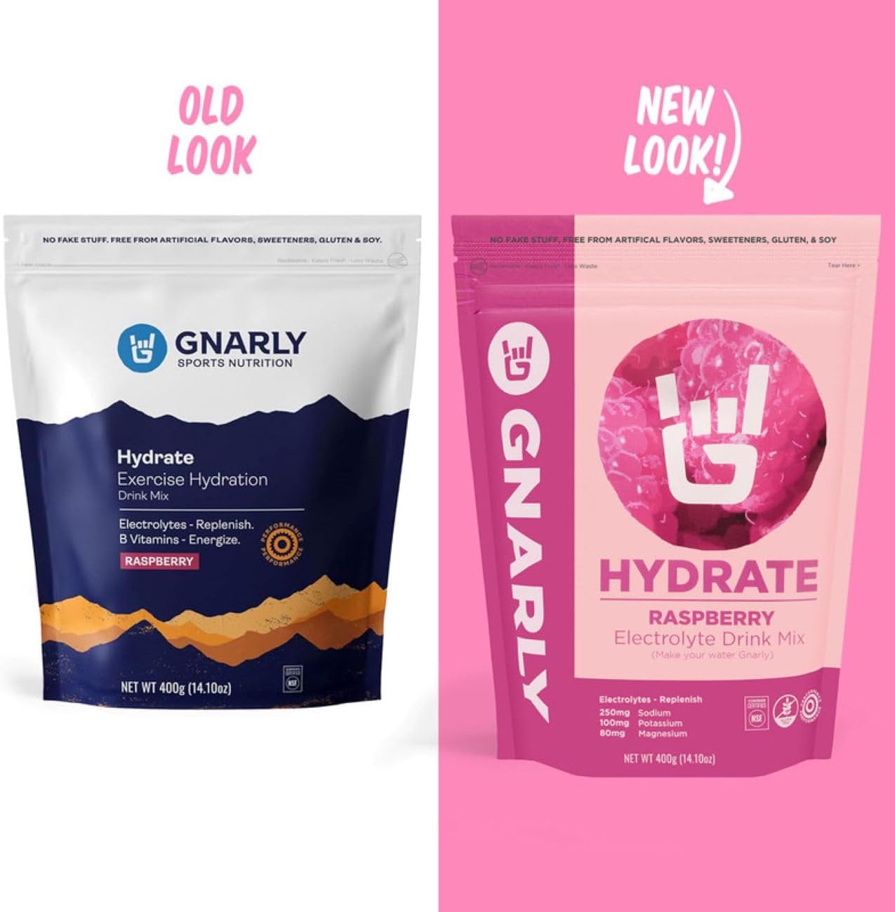 NSF Certified Electrolyte Powder for Exercise Hydration - Raspberry Drink Mix for Performance & Recovery - 14.10 oz