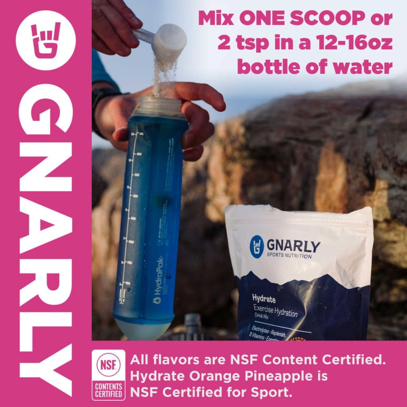 NSF Certified Electrolyte Powder for Exercise Hydration - Raspberry Drink Mix for Performance & Recovery - 14.10 oz