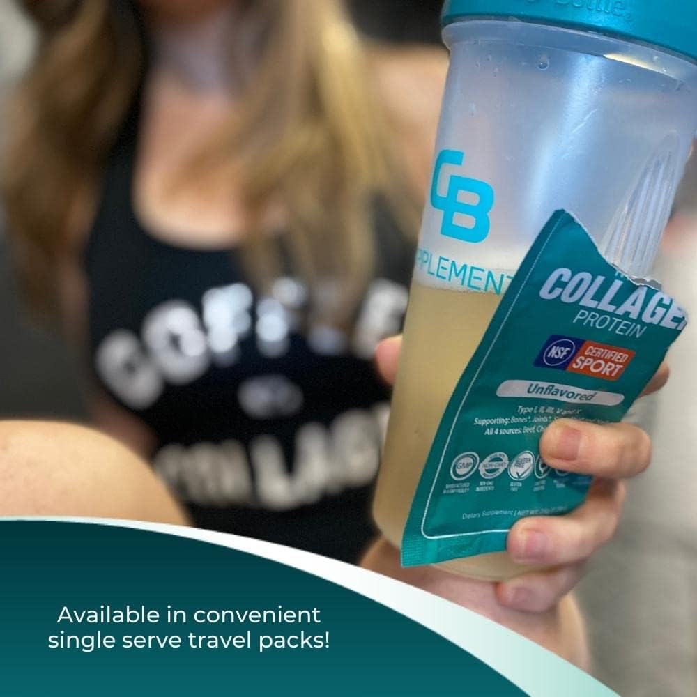 NSF Certified Multi Collagen Protein Powder for Bone, Skin, Hair, and Joints - 30 Servings of Hydrolyzed Collagen Supplements